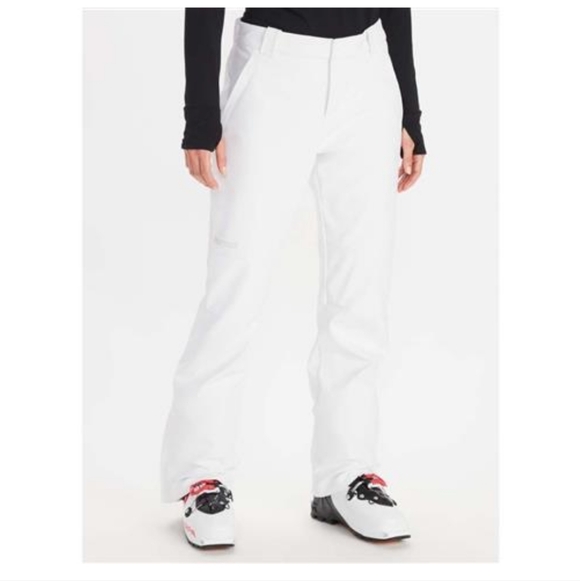 Marmot Women’s Insulated White Kate Ski Pants - Picture 4 of 11